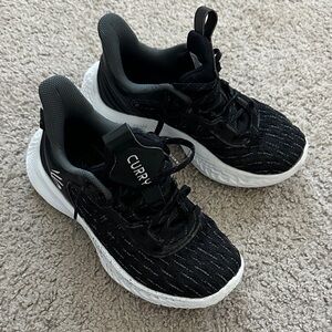 Under Armour Black and White Steph Curry shoes